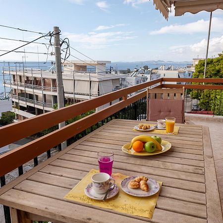 Sea View Apartment 100M From The Beach Saronida Ngoại thất bức ảnh