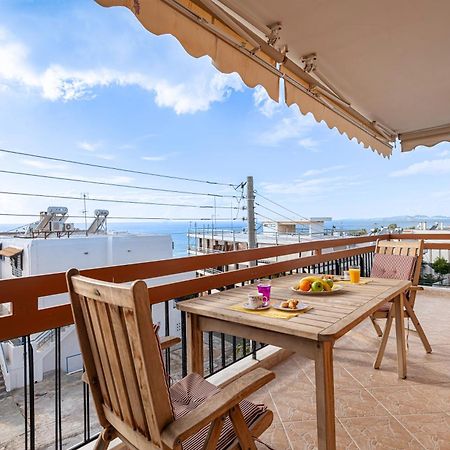 Sea View Apartment 100M From The Beach Saronida Ngoại thất bức ảnh