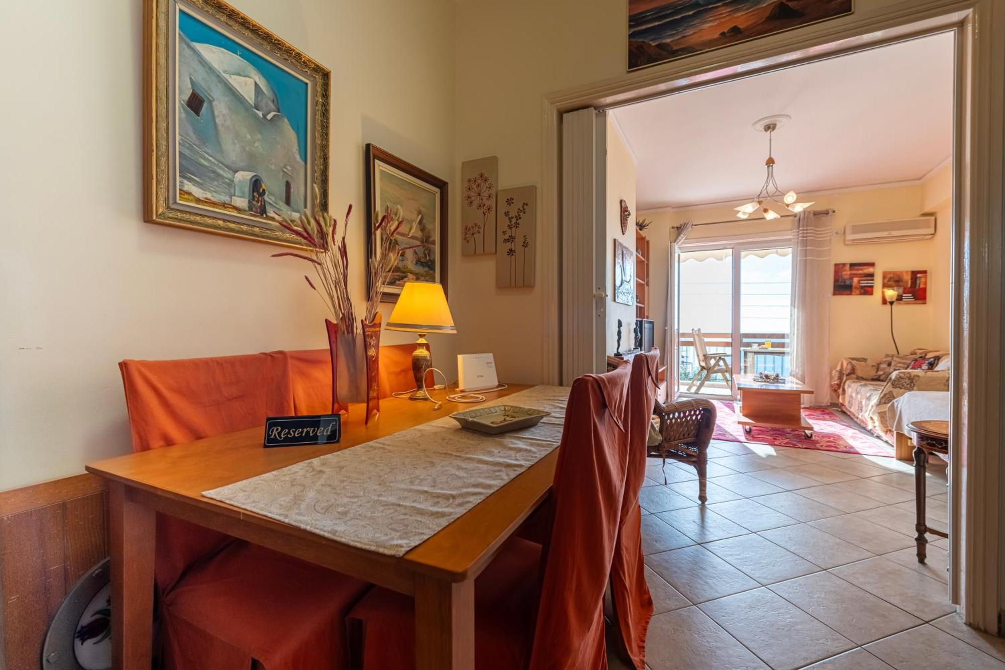 Sea View Apartment 100M From The Beach Saronida Ngoại thất bức ảnh